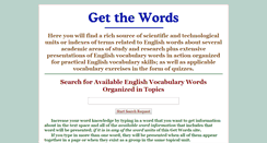 Desktop Screenshot of getwords.com